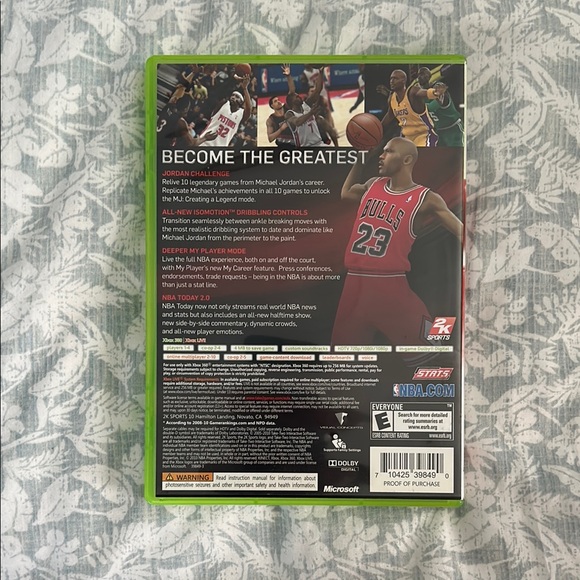 NBA 2K11 Xbox 360 Game - Picture 2 of 3